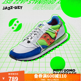 Saucony索康尼2020夏季JAZZ DST男装周特别款复古跑鞋男休闲鞋S70528 白兰-4 42