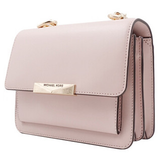 MICHAEL KORS 迈克·科尔斯 JADE系列牛皮革粉色单肩斜挎包 32S9GJ4C0L SOFT PINK