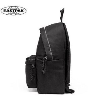 EASTPAK双肩包户外运动休闲纯色大容量书包学院风旅行防泼水背包 黑色 EK62033Q