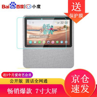 小度 在家智能屏1C公开版 高清大屏 带屏智能音箱 蓝牙音箱 视频通话幼儿陪伴教育学习故事机平板音响 小度1C经典灰+送3个月爱奇艺会员+送保护膜