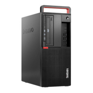 Lenovo 联想 ThinkCentre M720T 九代酷睿版 23.8英寸 商务台式机 黑色(酷睿i5-9500、2GB独显、8GB、128GB SSD+2TB HDD、风冷)