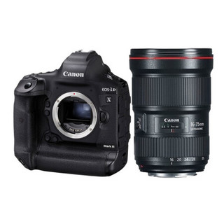 佳能（Canon) EOS-1D X Mark III 全画幅4K专业单反相机 1dx mark 3 含16-35mm f/2.8L III USM镜头 套餐四