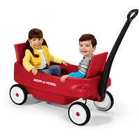 美国直邮 Radio Flyer 2700W 带安全带 儿童手推拉车宝宝置物过家家四轮拖拉探路玩具车