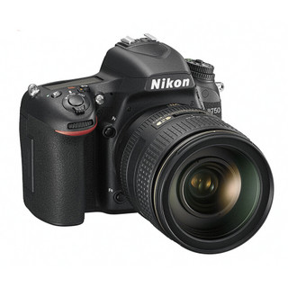 尼康 Nikon D750 全画幅单反相机 约2432万有效像素 51点自动对焦 套机 24-120 f/4G ED VR