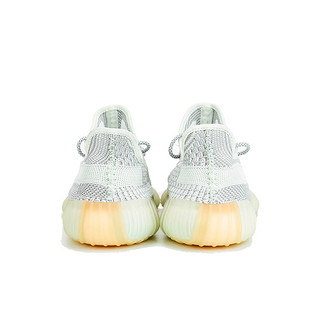 阿迪达斯三叶草椰子Yeezy350V2男女鞋2020夏新灰天使跑步鞋FX4348