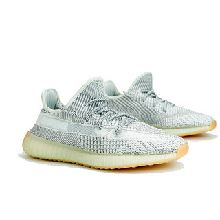 阿迪达斯三叶草椰子Yeezy350V2男女鞋2020夏新灰天使跑步鞋FX4348