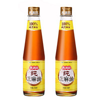 香满园纯芝麻油350ml*2瓶香油火锅油碟