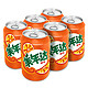 美年达(Mirinda)  橙味汽水 330ml*6听