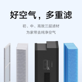 米家 小米新风机C1 80风量 安装便捷 身材小巧 降低甲醛 通风换气 MJXFJ-80-G3