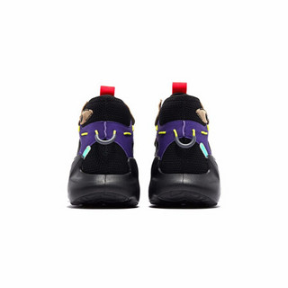 乔丹 男鞋运动鞋半掌气垫复古休闲鞋网面透气跑步鞋男 XM35200208 黑色/光谱紫 41