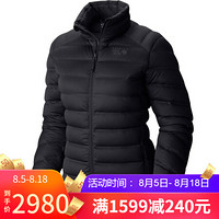 Mountain Hardwear山浩羽绒服女轻便保暖外套MHW00RM Black XL