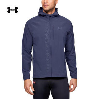 安德玛官方UA Qualifier男子跑步运动外套Under Armour1350173 蓝色497 XL