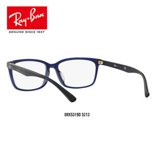 RayBan 雷朋光学镜架男女款全框时尚复古近视镜框0RX5319D 5213蓝色镜框 尺寸55