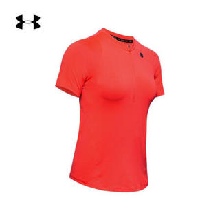 安德玛官方UA RUSH Vent女子运动短袖T恤Under Armour1351603 红色628 M