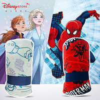 迪士尼商店 冰雪奇缘艾莎复仇者联盟蜘蛛侠儿童毛绒空调毯毯子