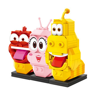 LOZ/俐智爆笑虫子联名款小颗粒拼装积木成人立体女孩礼物创意玩具