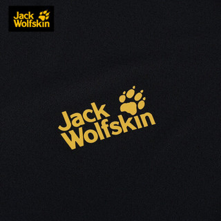 Jack Wolfskin狼爪官方T恤男春夏新款户外吸湿干爽透气舒适轻跑休闲圆领短袖5819131 5819131-6000/黑色 L 180/100A