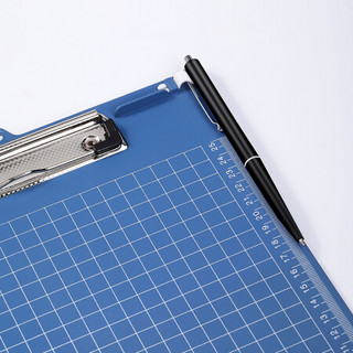 Comix 齐心 A4带刻度金属强力夹书写板夹文件夹EA8000