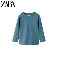 ZARA 新款 童装男童 口袋饰拼接裁剪T恤 00895760427