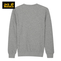 Jack Wolfskin/狼爪官方卫衣男女同款20秋冬新款户外运动透气舒适保暖套头衫5719111 5719111-4655/浅花灰色/20秋冬 L