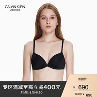 CK UNDERWEAR经典款 女士3D性感无钢圈聚拢文胸 QF4200AD 001-黑色 320B