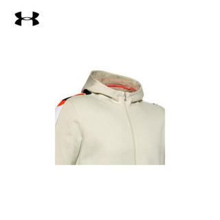 安德玛官方UA RECOVER Camo男子抓绒运动外套Under Armour1355214 白色110 M