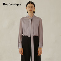 Bouthentique2020商场同款秋季新款优雅长袖衬衣女220321N2S23