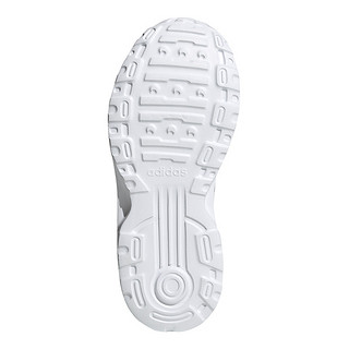 adidas 阿迪达斯 NEBZED K 儿童休闲运动鞋 FV9601 灰色/白色/荧光橙红色 29码