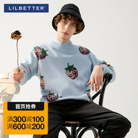 Lilbetter男士毛衣时尚个性线衣潮流个性小清新衣服韩版针织衫男