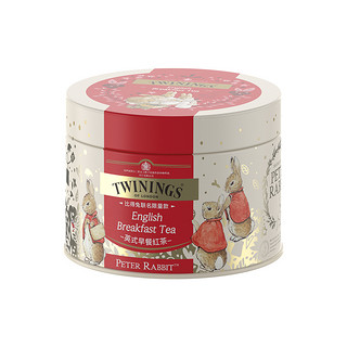 TWININGS 川宁 比得兔联名限量款 英式早餐红茶 48g