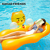 KAKAO FRIENDS 萌趣充气浮床Ryan戏水玩具夏季度假礼物超可爱