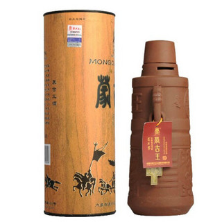 【蒙古王一级授权】蒙古王 内蒙古特产 草原白酒 木纹紫砂 53度 500ml