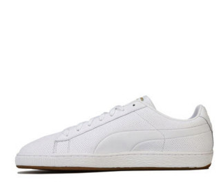 PUMA 彪马 Basket Classic Gum 男士休闲鞋 36915902WHT132 白色 UK8