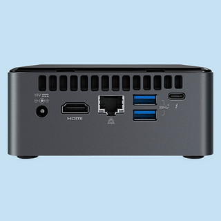 intel 英特尔 豆子峡谷 NUC8i3BEK4 商用台式机 黑色 (酷睿i5-8295U、核芯显卡、风冷)