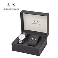 乔治·阿玛尼 GIORGIO ARMANI阿玛尼 ARMANI EXCHANGE钢制表带时尚简约休闲石英女士腕表 AX7117