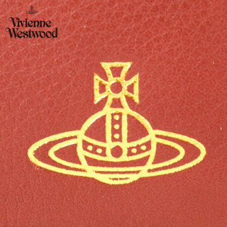 VIVIENNE WESTWOOD(薇薇安威斯特伍德) 奢侈品 包包西太后卡包护照包 深红色