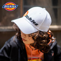 Dickies 帝客 字母绣花棒球帽 DK008213 白色 S
