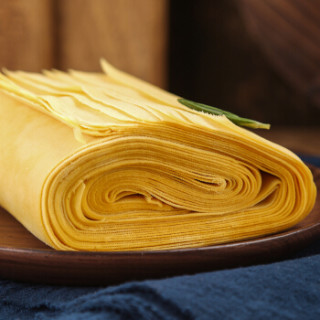 金良玉地 冻干豆腐500g 干豆皮 薄千张 豆制品 火锅食材