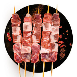 蜀海 精品羔羊肉串350g 大10串 内蒙烧烤羊肉串 海底捞供应商 手工串生鲜肉制品
