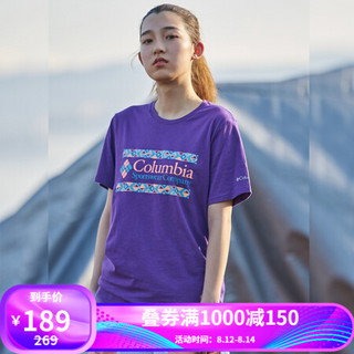 经典款Columbia哥伦比亚户外男女款城市户外短袖T恤AE0403 517 L(180/100A)