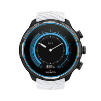 SUUNTO 颂拓 SUUNTO 9系列 奔驰联名限量款 智能手表 50mm 黑色 钛合金表盘 硅胶表带 白色 ( GPS、北斗）