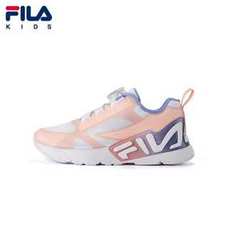 FILA（斐乐）童鞋男童运动鞋2020年夏季新款网红潮流鞋子儿童复古跑鞋 嫩玫粉/集团白-PW-女 37码/内长23.5cm