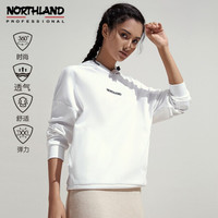 【经典款】诺诗兰2020秋冬弹力连帽城市户外男女卫衣 NHDAT0501E 亮白色 180