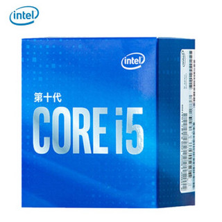 英特尔（Intel）i5 10400F/10500/10600K盒装CPU主板套装 板U套装 微星 Z490 GAMING EDGE WiFi 刀锋板 搭i5-10600K六核/主频4.1Ghz/带核