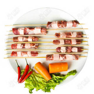 蜀海 内蒙古羔羊肉串（大）350g 海底捞供应商 烧烤食材原切手工穿串半成品生鲜新鲜肉制品