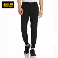 Jack Wolfskin/狼爪官方男士秋冬新品户外软壳防风防溅水休闲冲锋裤5012591 5012591-6000/黑色欧码 48 175/88A