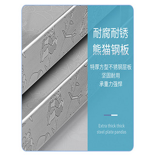 厨房收纳置物架落地多层不锈钢微波炉烤箱架家用调料省空间架子