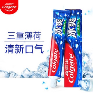 Colgate 高露洁 冰爽三重薄荷牙膏 120g*4支