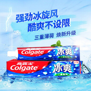 Colgate 高露洁 冰爽三重薄荷牙膏 120g*4支