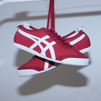 Onitsuka Tiger鬼塚虎运动休闲鞋 帆布鞋 MEXICO66 1183A223-300 红色 39